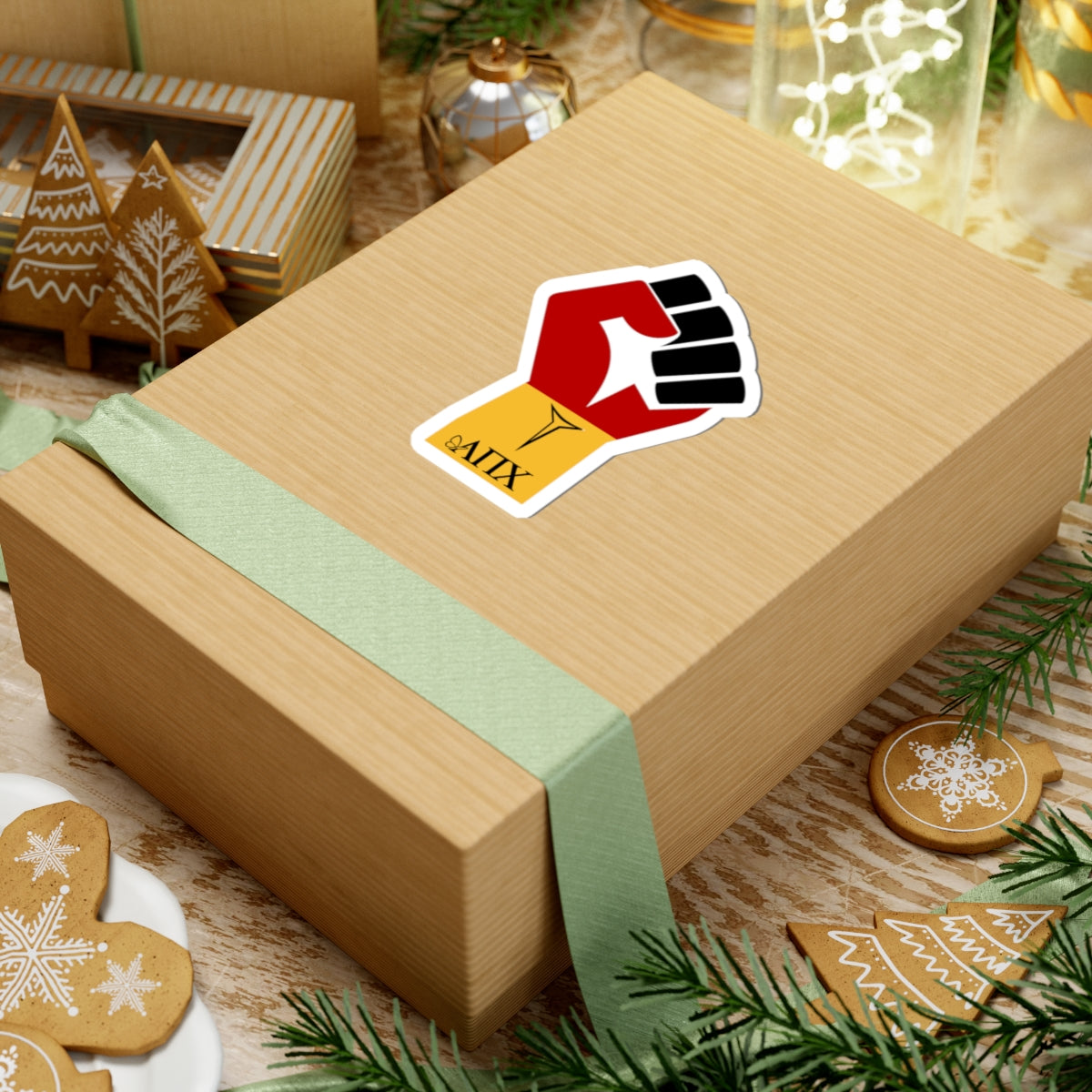 Pi Chi Power Kiss-Cut Stickers