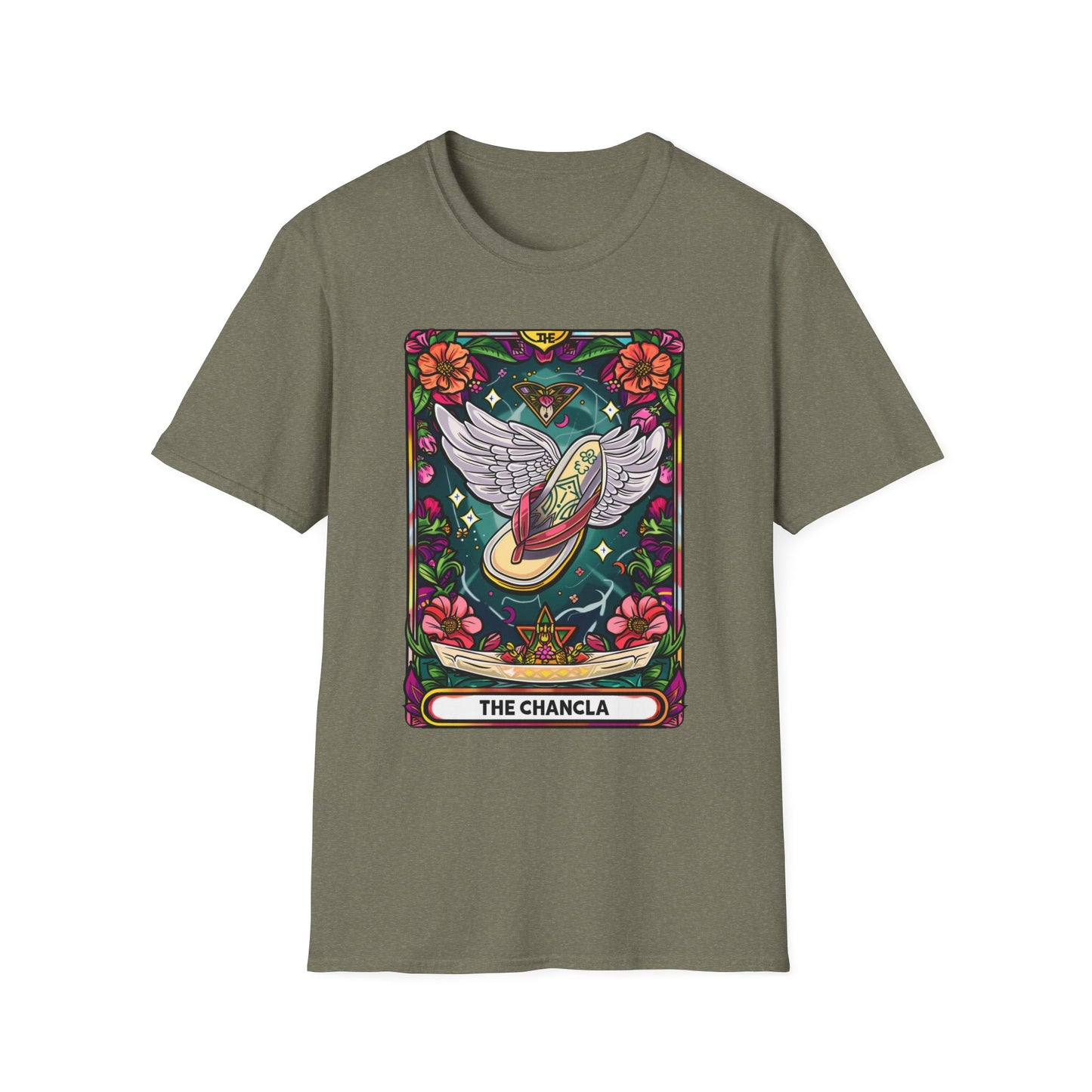 Tarot Card "The Chancla" Unisex Softstyle T-Shirt
